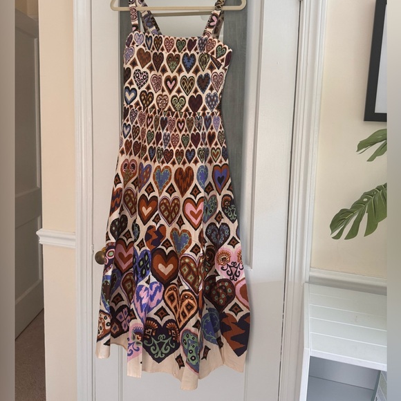 FARM Rio Multicolor Heart Pattern Dress - Picture 7 of 16